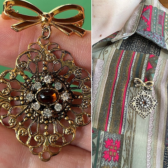 Vintage Jewelry - Vintage Victorian style brooch